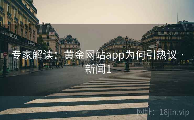 专家解读：黄金网站app为何引热议 · 新闻1