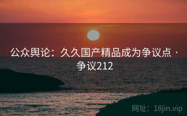 公众舆论：久久国产精品成为争议点 · 争议212